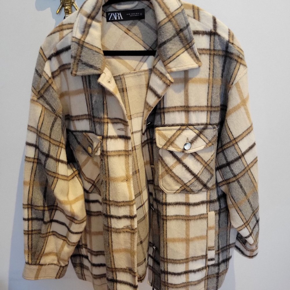 Zara Oversized Wool Overshirt